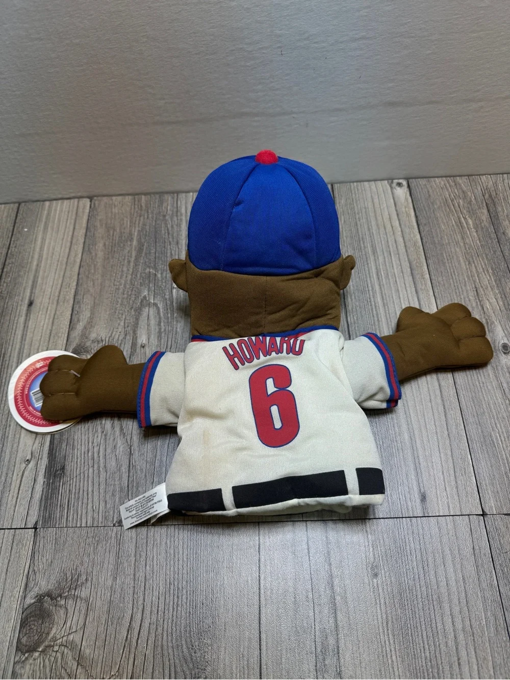 PHILADELPHIA PHILLIES RYAN HOWARD #6 CREATURE BLEACHER Collectible Hand PUPPET